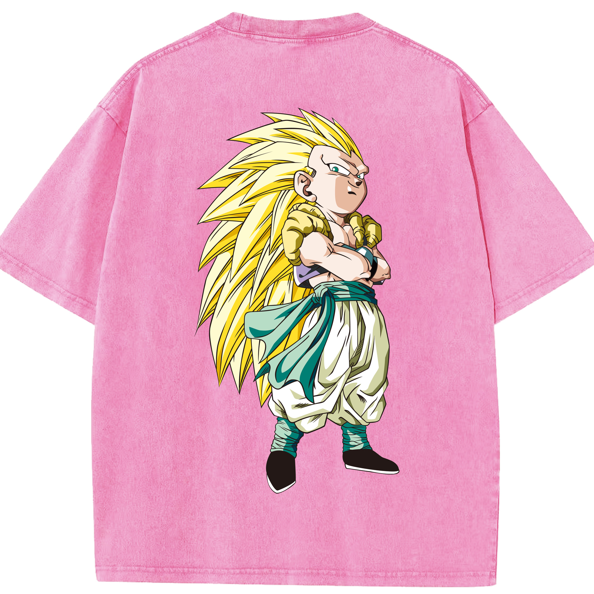 （画像用） ドラゴンボール ベジット DRAGON BALL Vegetto 綿100% ヴィンテージ風 半袖Tシャツ（背面プリント）